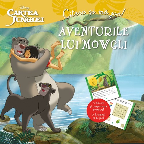 Aventurile lui Mowgli. Cartea junglei - Citesc si ma joc!