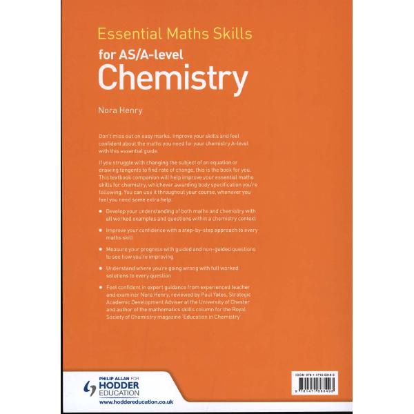 Essential Maths Skills for as/A Level Chemistry