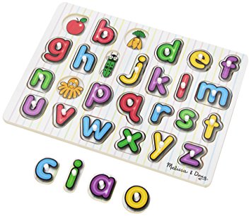 Peg puzzle, Alphabet. Puzzle din lemn, Alfabet
