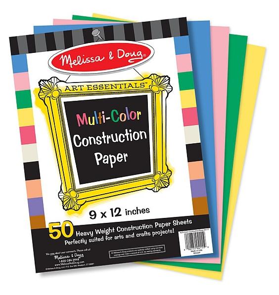 Multi-colour construction paper. Hartie multicolora