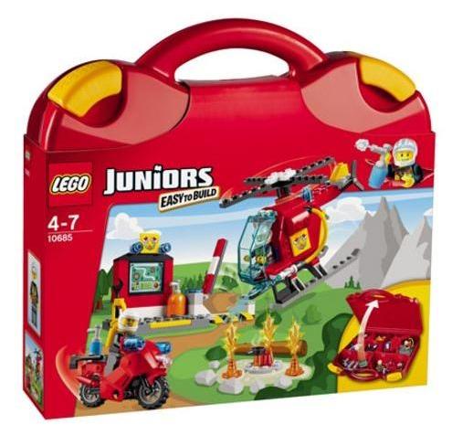 Lego Juniors Valiza pompieri  4-7 ani 