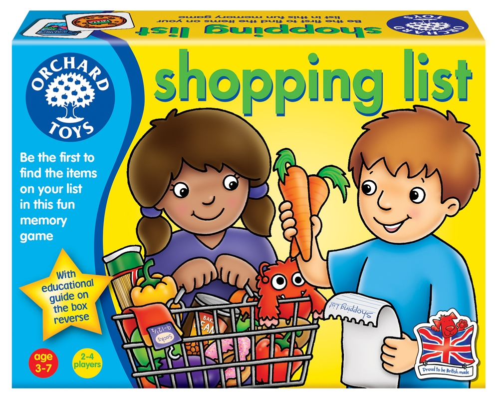 Joc educativ engleza Lista de cumparaturi - Shopping List