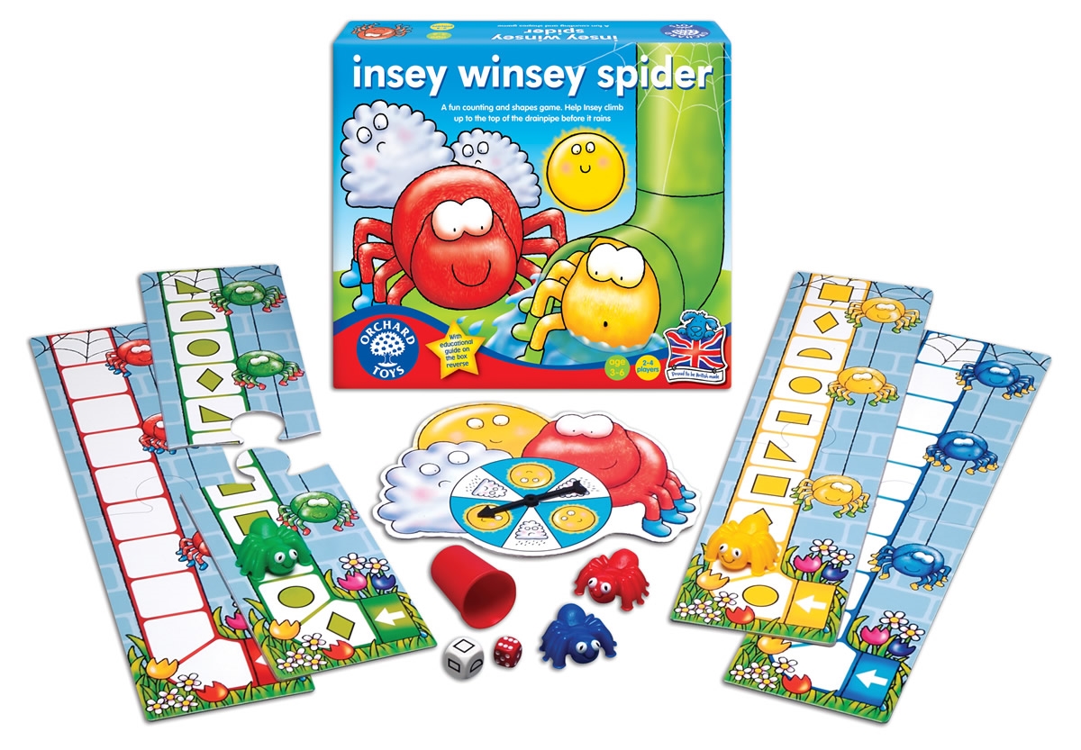 Insey Winsey Spider. Cursa paianjenilor