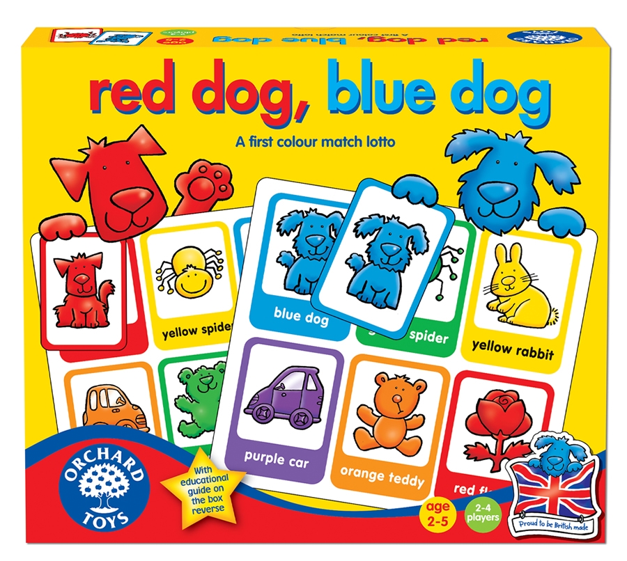 Red dog Blue dog. Catelusii
