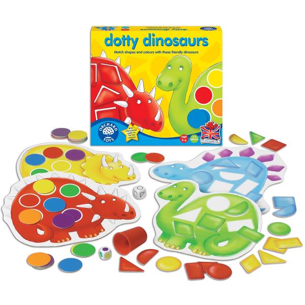 Joc educativ Dinozaurii cu pete - Dotty Dinosaurs
