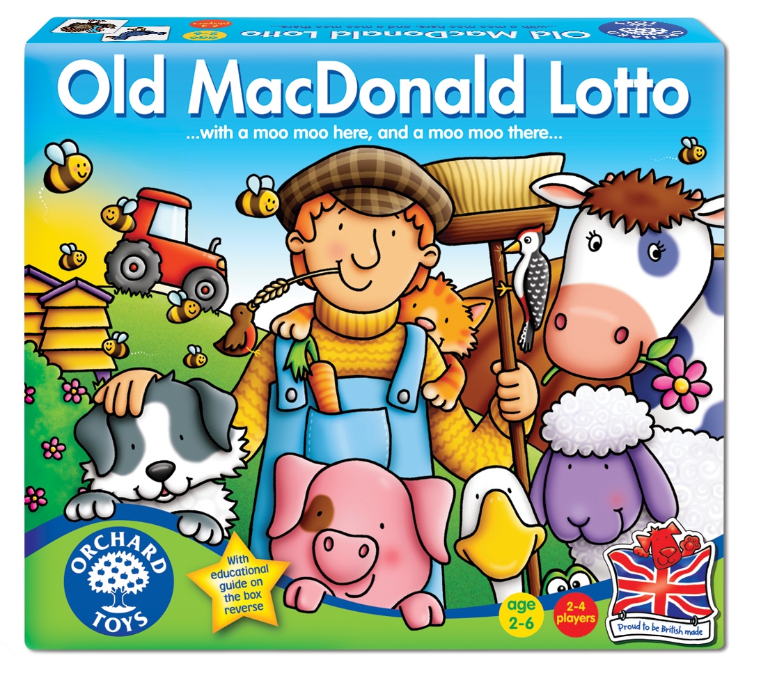 Old MacDonald Lotto. Loto, Batranul MacDonald