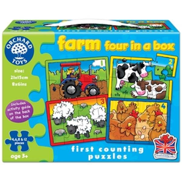 Farm, Four in a box. Set 4 puzzle-uri, Ferma