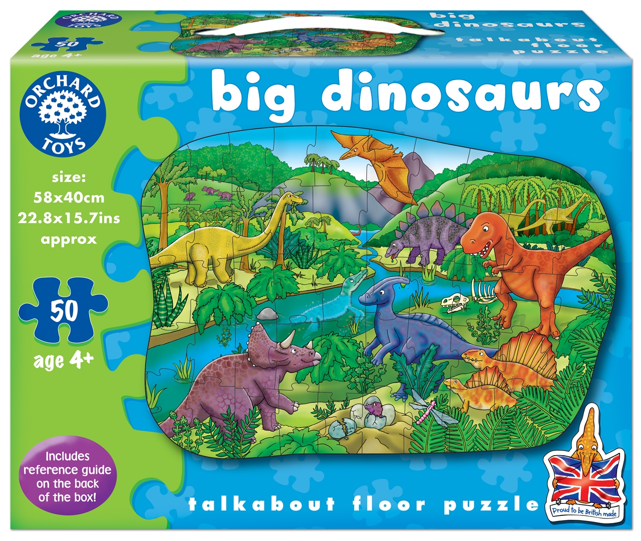 Big Dinosaurs. Puzzle de podea, Dinozauri