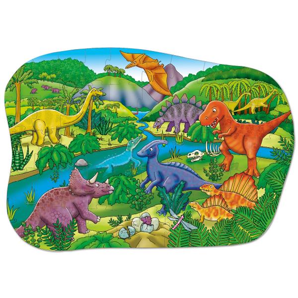 Big Dinosaurs. Puzzle de podea, Dinozauri