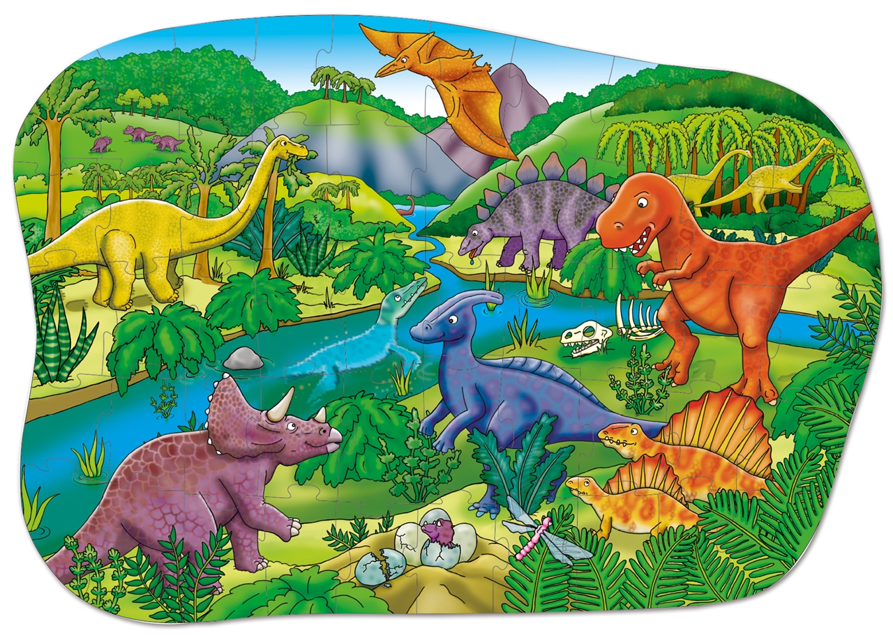 Big Dinosaurs. Puzzle de podea, Dinozauri