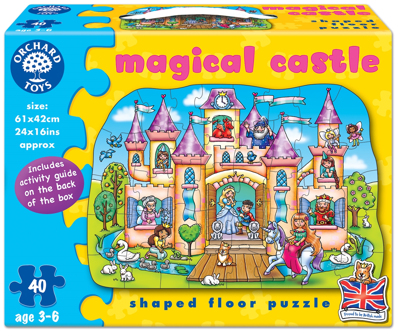 Magical castle, Floor puzzle. Puzzle de podea, Castelul magic