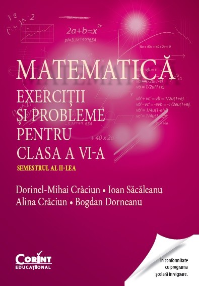 Matematica. Exercitii si probleme - Clasa 6 Sem.2 - Dorinel-Mihai Craciun