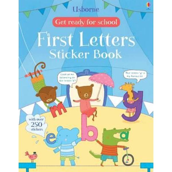 Get Ready for School First Letters Sticker Book