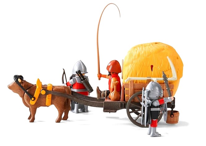 Playmobil - Cavaleri Soim cu trasura camuflata