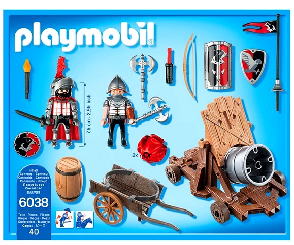 Playmobil - Cavaleri Soim cu tun de batalie