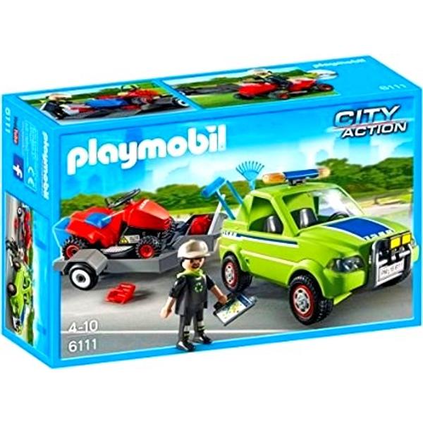 Playmobil - Om cu masina de tuns iarba