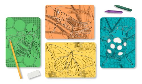 Textured stencils, Insects. Set de sabloane texturate, Insecte