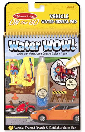 Water Wow! Carnet de colorat, Apa magica. Vehicule