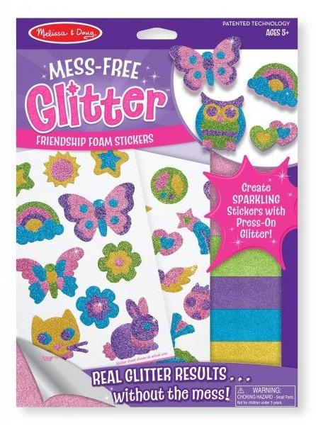 Mess-free Glitter, Friendship foam sticker. Prietenie