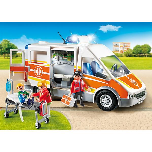Playmobil. Ambulanta cu lumini si sunete 4-10 ani