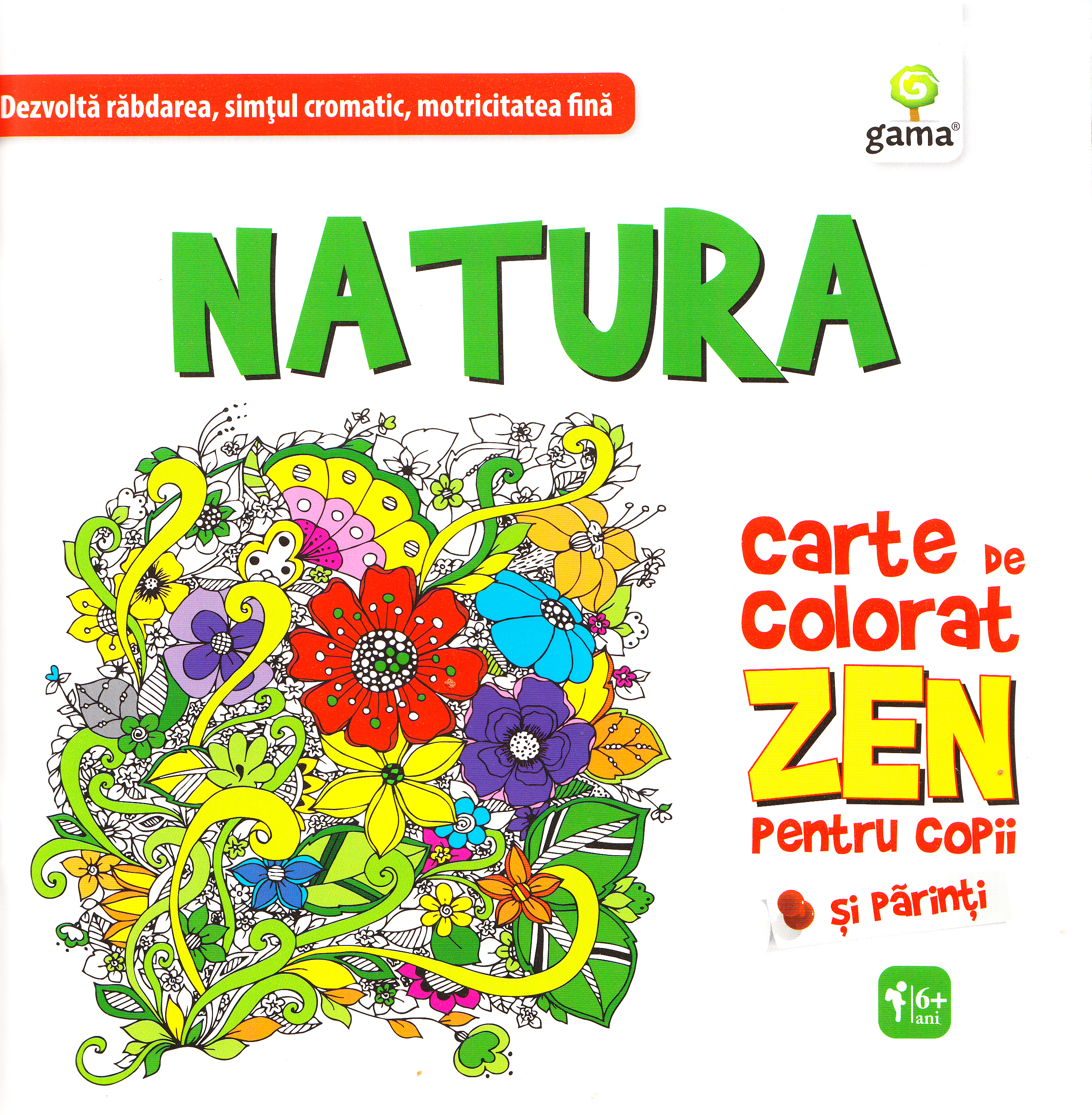 Natura. Carte de colorat Zen pentru copii