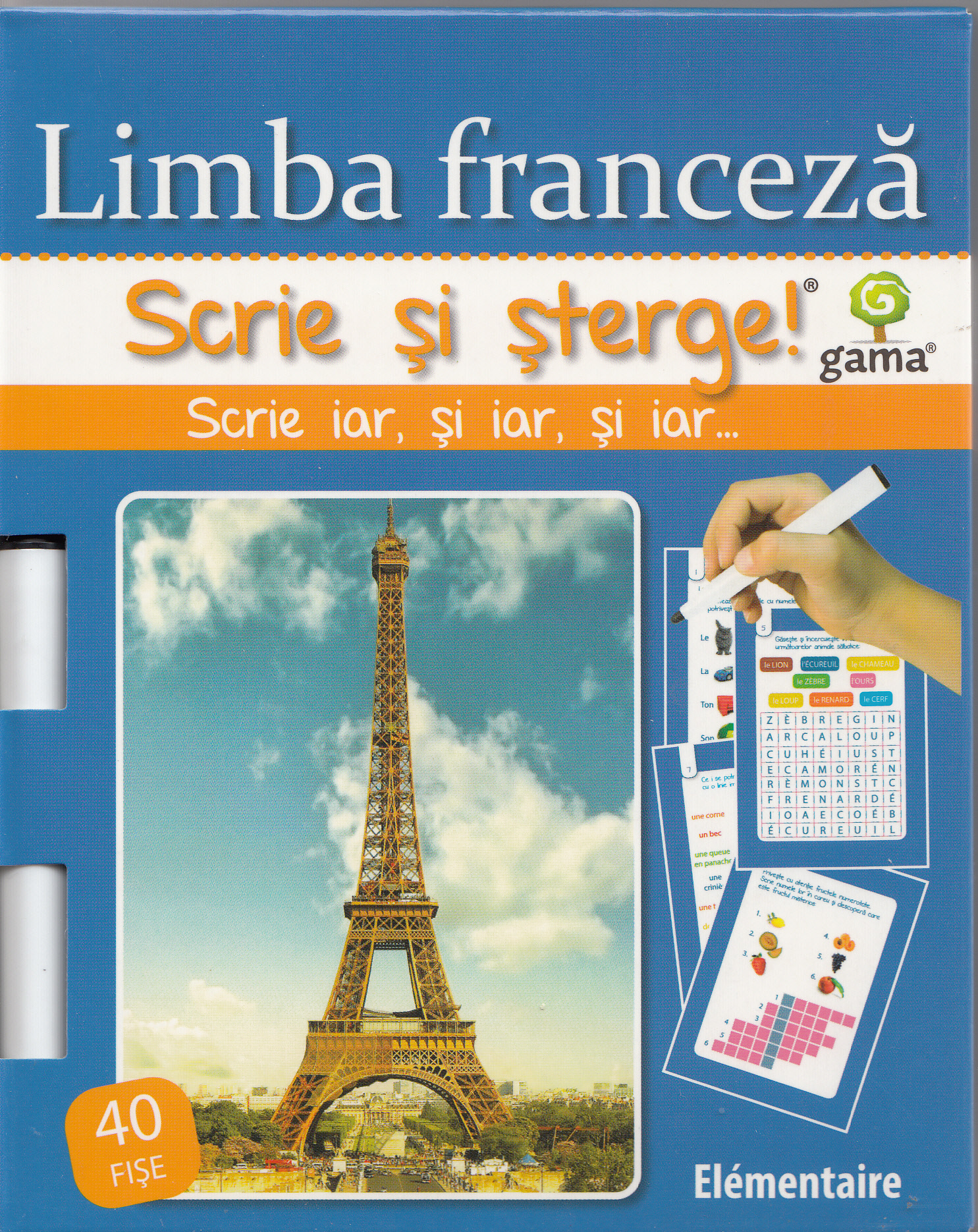 Scrie si sterge - Limba franceza. Elementaire
