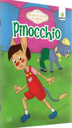 Pinocchio. Povesti de colorat cu sabloane